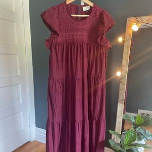 Universal Thread Wine Maxi Dress